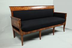 Fine Biedermeier Walnut Sofa Vienna c 1825 30  - 3445485