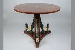 Fine Biedermeier Walnut Table Vienna c 1820  - 3433604