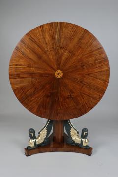 Fine Biedermeier Walnut Table Vienna c 1820  - 3433607