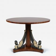 Fine Biedermeier Walnut Table Vienna c 1820  - 3440051
