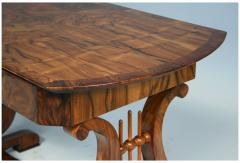 Fine Biedermeier Walnut Table Vienna c 1825  - 3449926