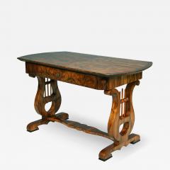 Fine Biedermeier Walnut Table Vienna c 1825  - 3450422