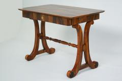 Fine Biedermeier Walnut Writing Table Vienna c 1825  - 3668968