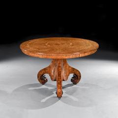 Fine Burl Amboyna and Marquetry Centre Table Attributed to George Blake and Co - 3188769
