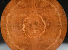 Fine Burl Amboyna and Marquetry Centre Table Attributed to George Blake and Co - 3188771