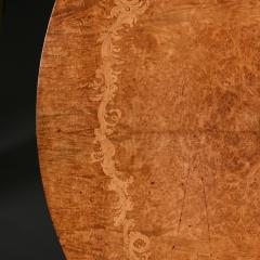 Fine Burl Amboyna and Marquetry Centre Table Attributed to George Blake and Co - 3188776