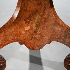 Fine Burl Amboyna and Marquetry Centre Table Attributed to George Blake and Co - 3188781