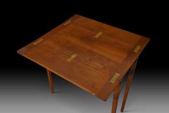 Fine Campaign Folding Table in Teak - 2059145