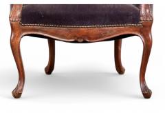 Fine Carved Beechwood Barrel Back Bergeres c 1800 - 4077368
