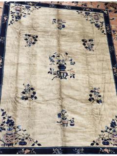Fine Chinese Antique Art Deco Wool Rug - 4823066