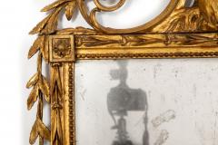 Fine Chinese Chippendale Pagoda Carved Giltwood Wall Mirror English c 1775 - 4479625