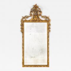 Fine Chinese Chippendale Pagoda Carved Giltwood Wall Mirror English c 1775 - 4483836