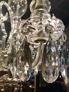 Fine Cut Crystal Georgian Chandelier with Large Pendants - 3002343