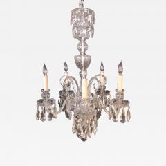 Fine Cut Crystal Georgian Chandelier with Large Pendants - 3018935