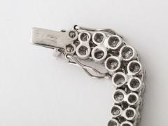 Fine Diamond Bracelet With Flexible Undulating Design - 2327097