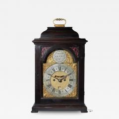 Fine Ebonized George II Eight Day Table Clock with Dutch Striking and Trip Rep - 3124584