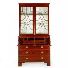 Fine English George III Antique Mahogany Secretary Desk circa 1780 - 4500515