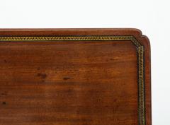 Fine English Regency mahogany brass side table with ebony and brass inlays - 1356850