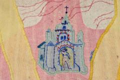 Fine European Mid Century Artist Tapestry 4 5 x 5 1  - 4241826