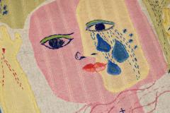 Fine European Mid Century Artist Tapestry 4 5 x 5 1  - 4241828