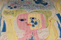 Fine European Mid Century Artist Tapestry 4 5 x 5 1  - 4241830