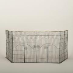 Fine Federal Wire Folding Fire Screen - 4780797