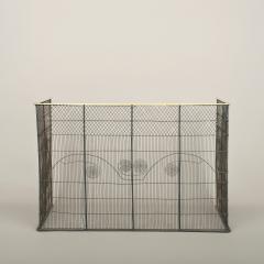 Fine Federal Wire Folding Fire Screen - 4780799