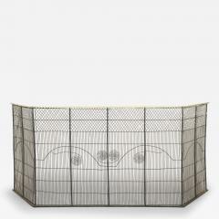 Fine Federal Wire Folding Fire Screen - 4790063