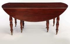 Fine French 18th Century Mahogany Extending Drop Leaf Dining Table - 634332