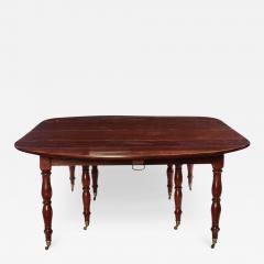 Fine French 18th Century Mahogany Extending Drop Leaf Dining Table - 2626435