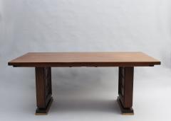 Fine French 1930s Mahogany Dining Writing Table 8 matching chairs available  - 4610439