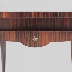 Fine French 1940s Ebony Macassar Game Table - 3911852