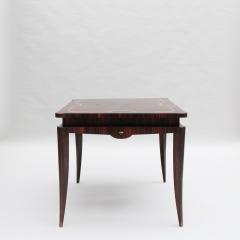 Fine French 1940s Ebony Macassar Game Table - 3911854