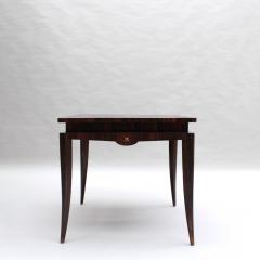 Fine French 1940s Ebony Macassar Game Table - 3911855