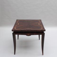 Fine French 1940s Ebony Macassar Game Table - 3911857