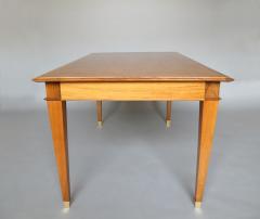 Fine French 1940s Extendable Walnut Dining Writing Table - 3788564