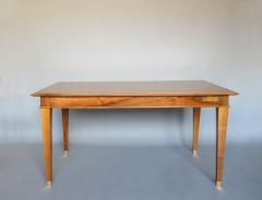 Fine French 1940s Extendable Walnut Dining Writing Table - 3788566