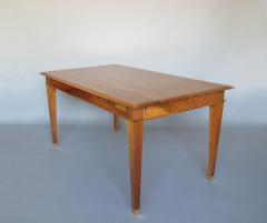 Fine French 1940s Extendable Walnut Dining Writing Table - 3788568