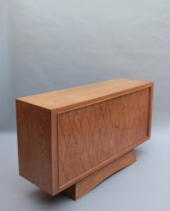 Fine French 1950s 2 Doors Lime Oak Buffet - 3305825