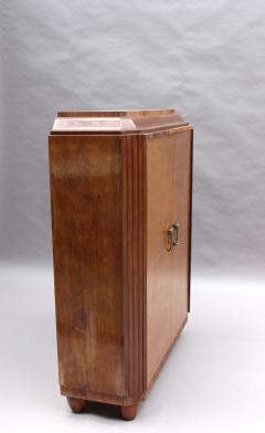 Fine French Art Deco 2 Door Cabinet with Bronze Details - 2399758