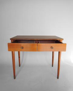 Fine French Art Deco Cherry Desk with Bronze Details - 3945189