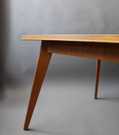 Fine French Art Deco Compass Oak Table - 413119