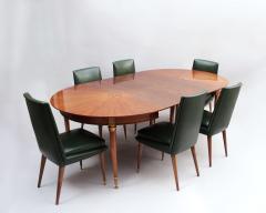Fine French Art Deco Extendable Walnut Round Table - 4488635