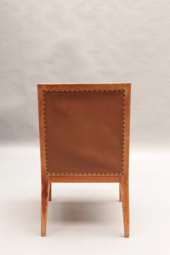 Fine French Art Deco Mahogany Desk Chair - 4382047