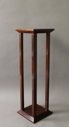 Fine French Art Deco Mahogany Pedestal - 598364