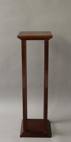 Fine French Art Deco Mahogany Pedestal - 598366