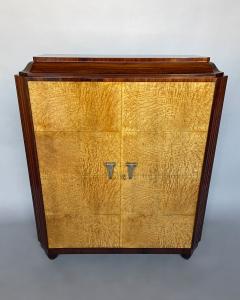 Fine French Art Deco Rosewood and Elm Burl Cabinet - 3934669