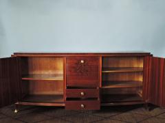 Fine French Art Deco Sideboard with Marquetry and Brass Details - 4488968