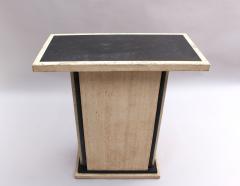 Fine French Art Deco Travertine Pedestal - 2588893