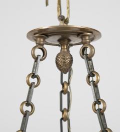 Fine French Empire Style Patinated Gilt Bronze Chandelier - 2117143